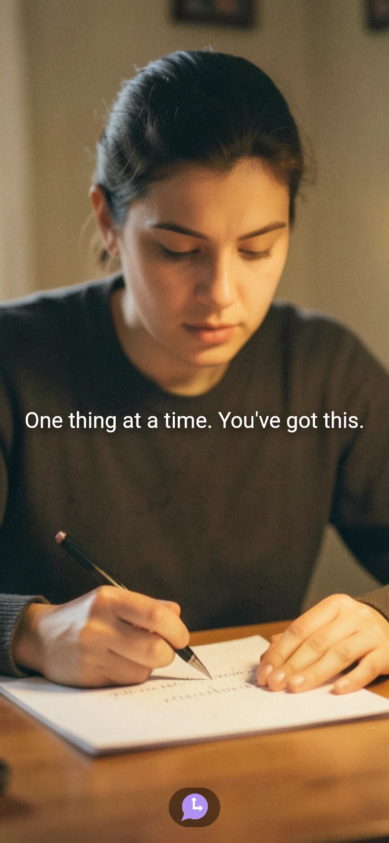 Appointment reminder with a fresh encouraging note and a confirmation