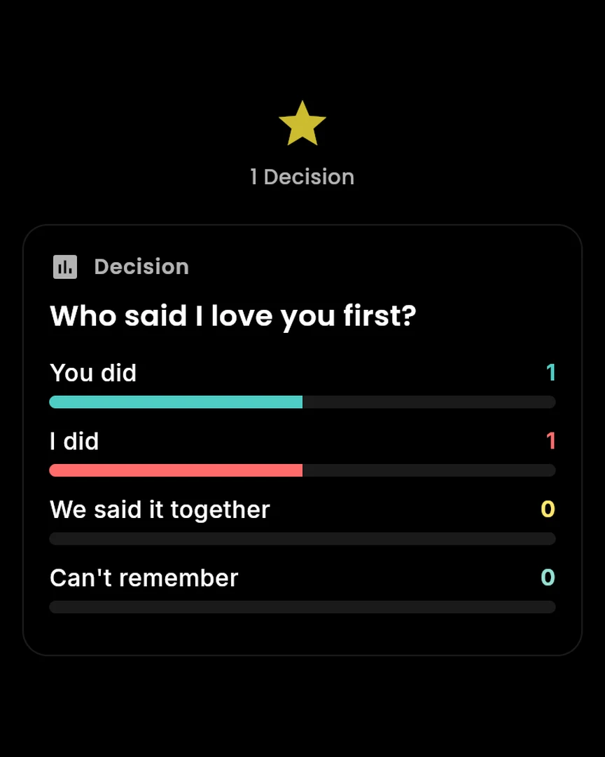 A how well do you know me prompt with both answers compared